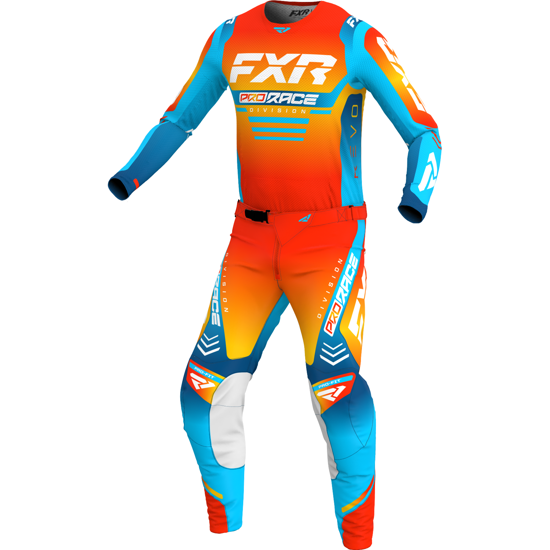 Blue and orange motocross gear deals