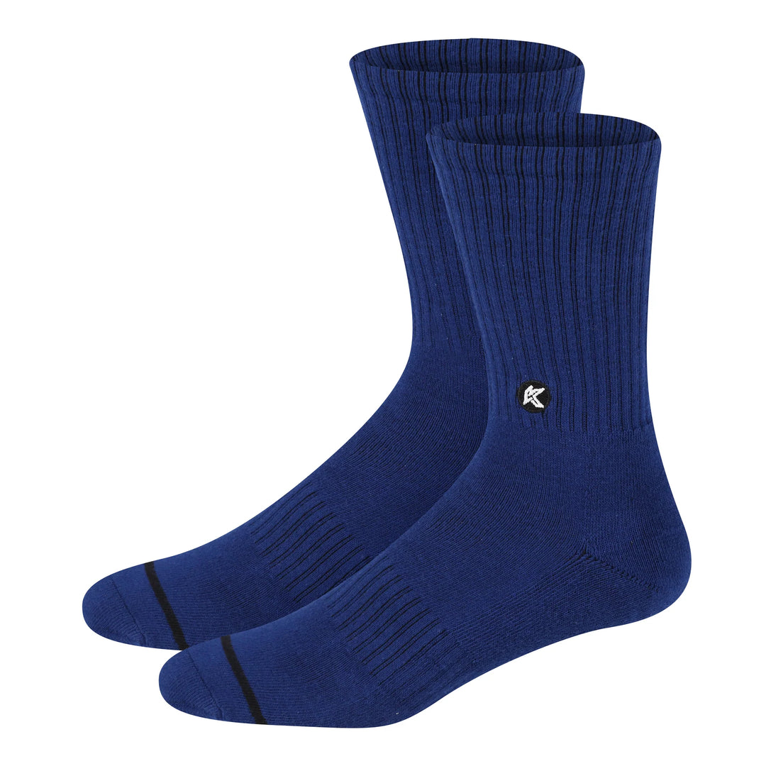 Kecks Crew Socks - Navy