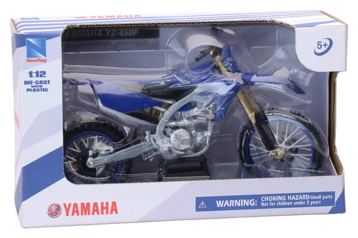 YAMAHA YZF 450 2022 1:12 SCALE DIECAST MX MODEL BIKE