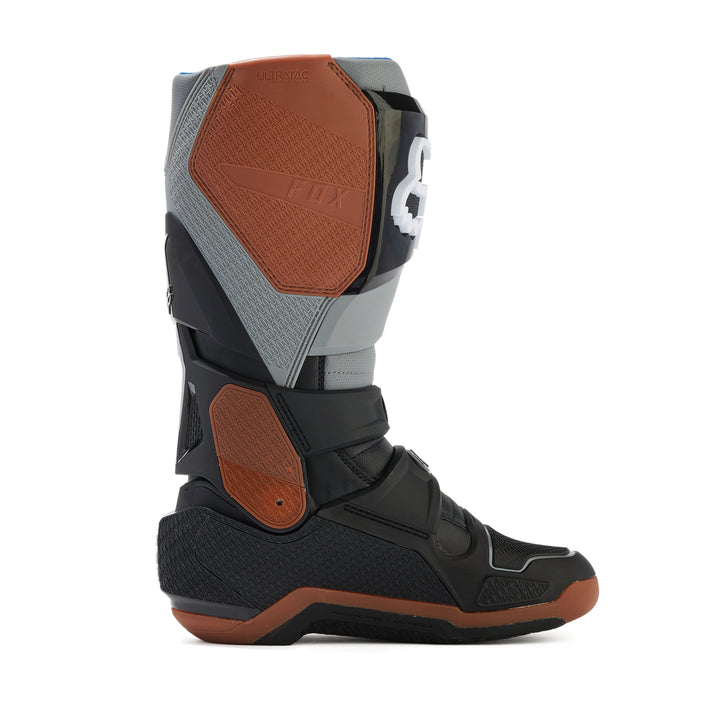 Fox Instinct MX Boots Black Grey