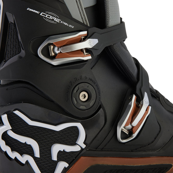 Fox Instinct MX Boots Black Grey