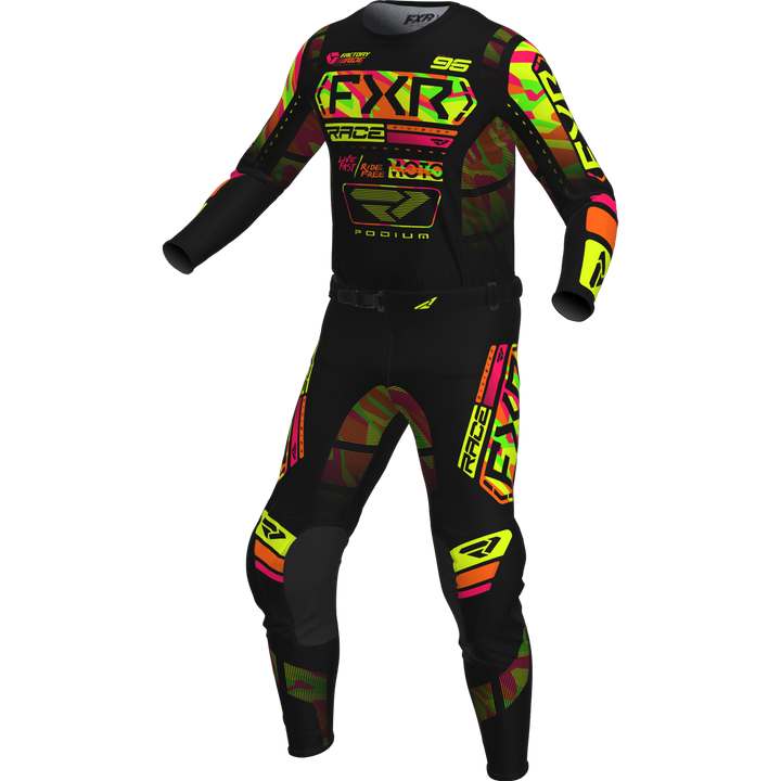 2025 FXR PODIUM BLACK SHERBET CAMO MX KIT COMBO