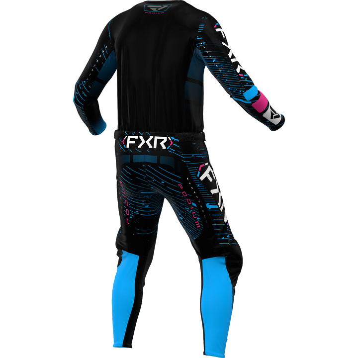 2025 FXR PODIUM BLACK CYAN PINK MX KIT COMBO