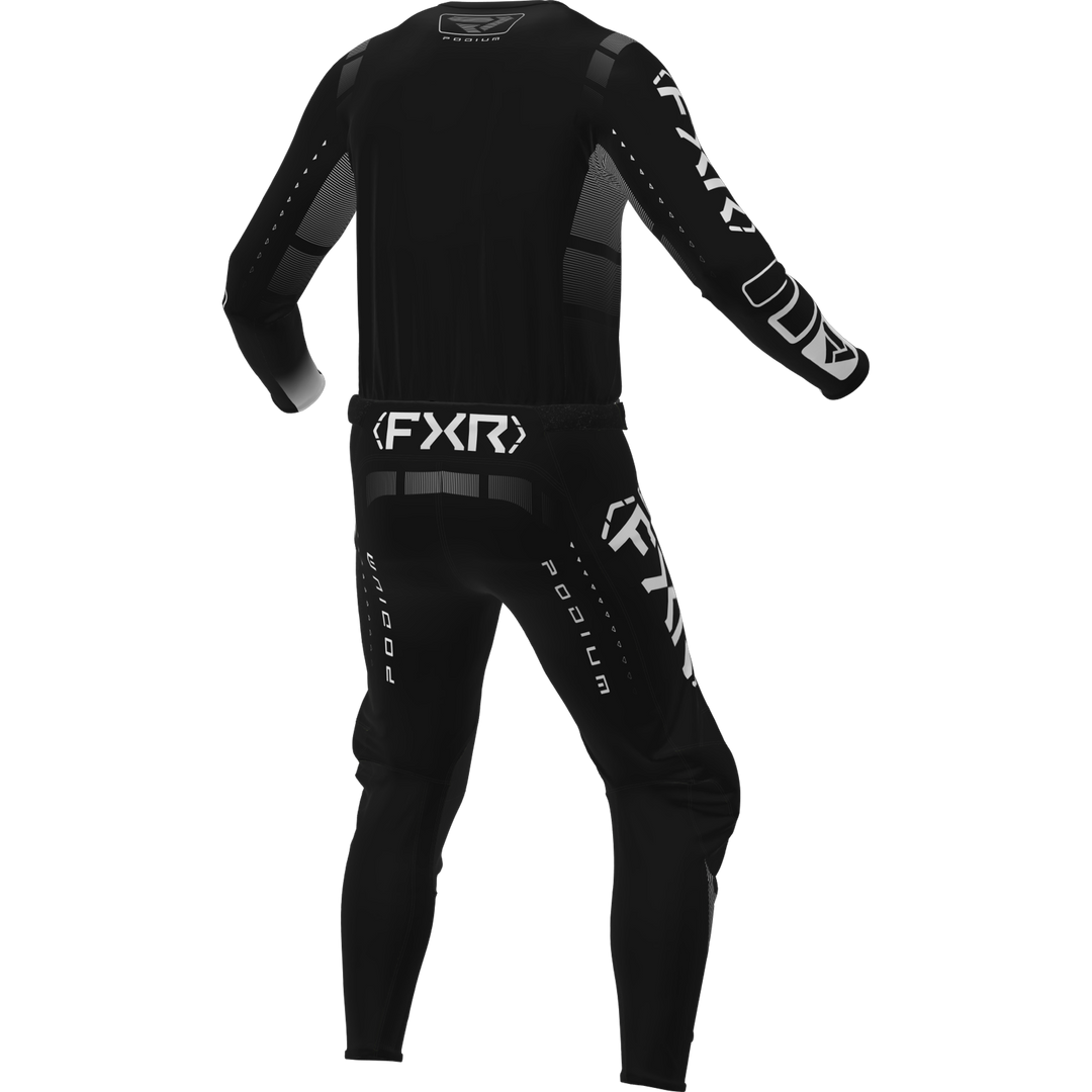 2025 FXR PODIUM BLACK WHITE MX KIT COMBO