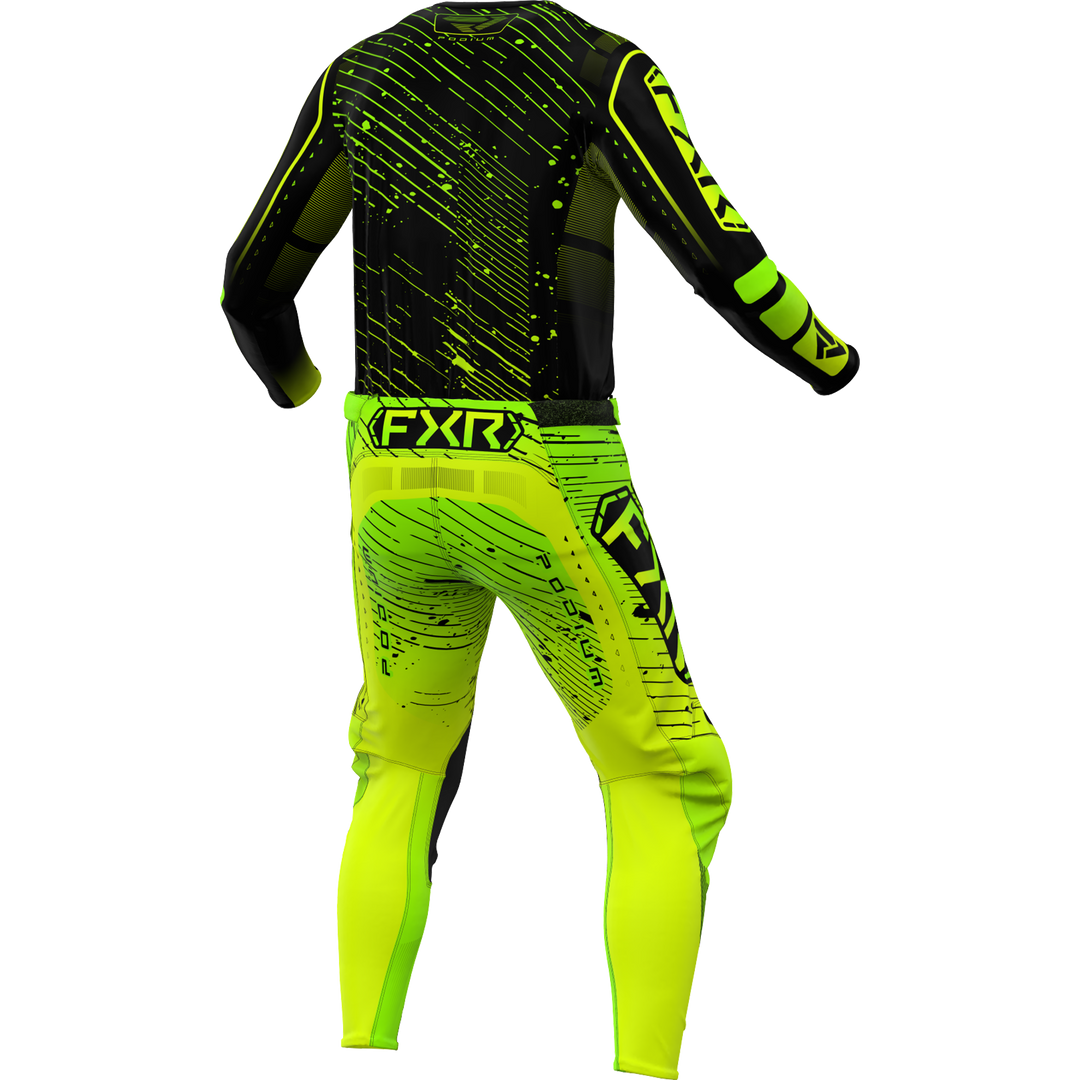 2025 FXR Youth Podium Black Hi Vis Kit Combo