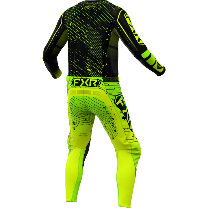 2025 FXR Youth Podium Black Hi Vis Kit Combo