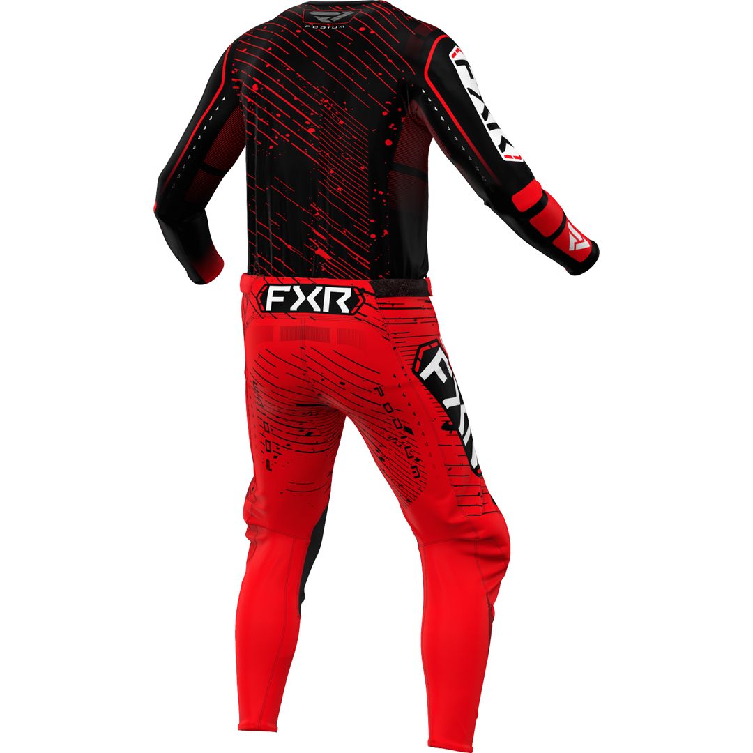 2025 FXR Youth Podium Red Black Kit Combo