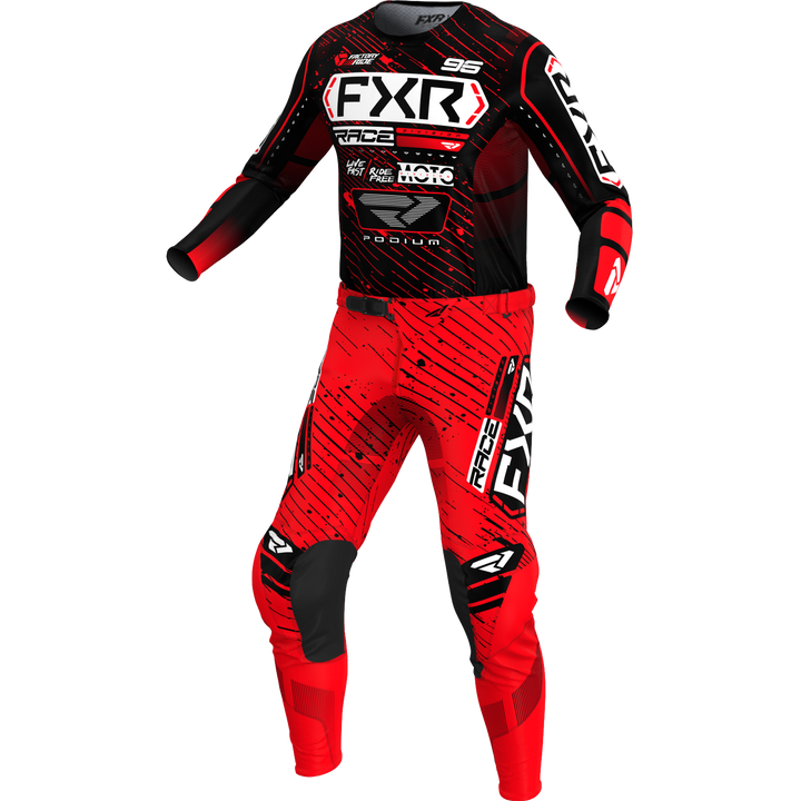 2025 FXR Youth Podium Red Black Kit Combo