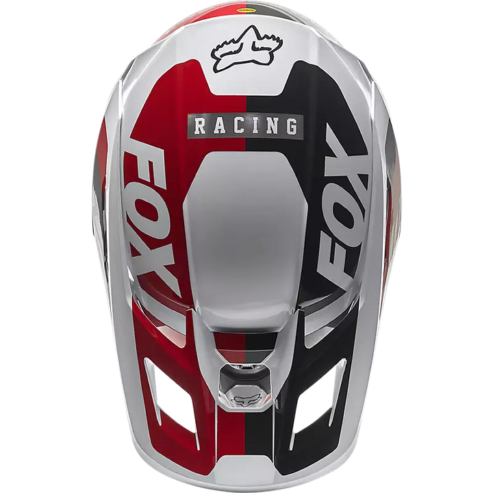 Fox V2 Paddox Red White Black Motocross Helmet