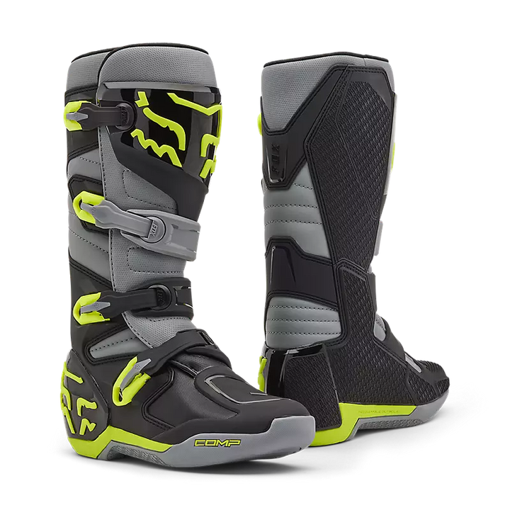 Fox Comp MX Boot Grey Yellow