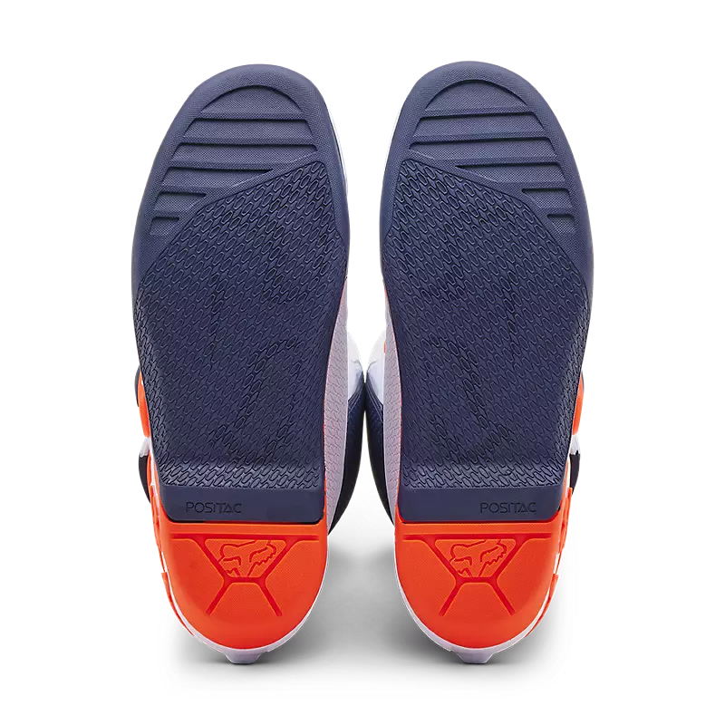 Fox Comp MX Boot White Navy Orange