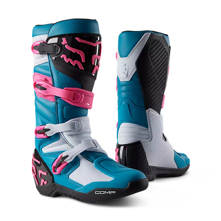 Fox Comp MX Boot Pink Blue