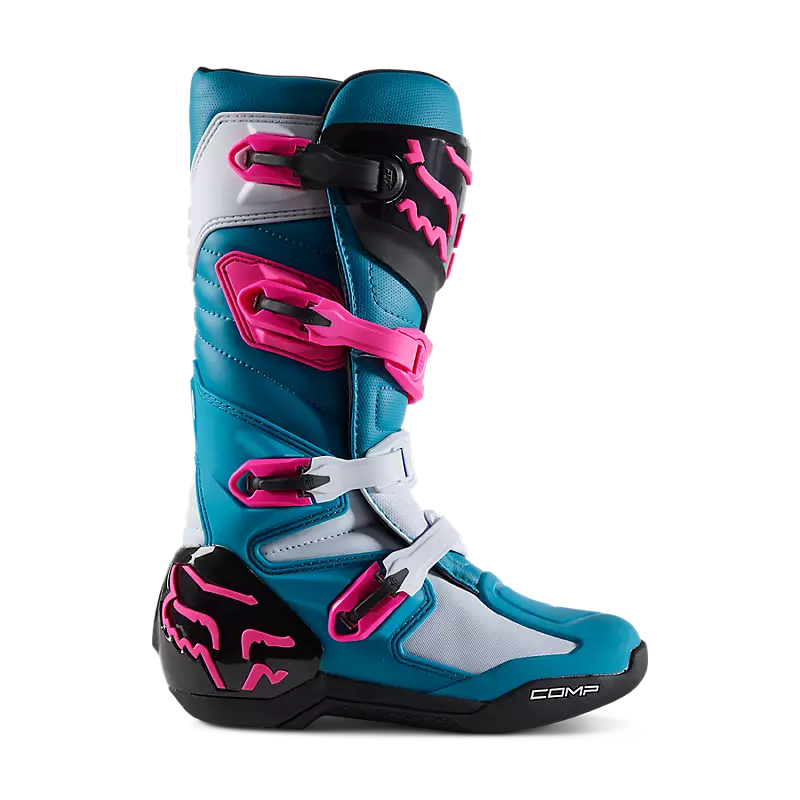 Fox Comp MX Boot Pink Blue