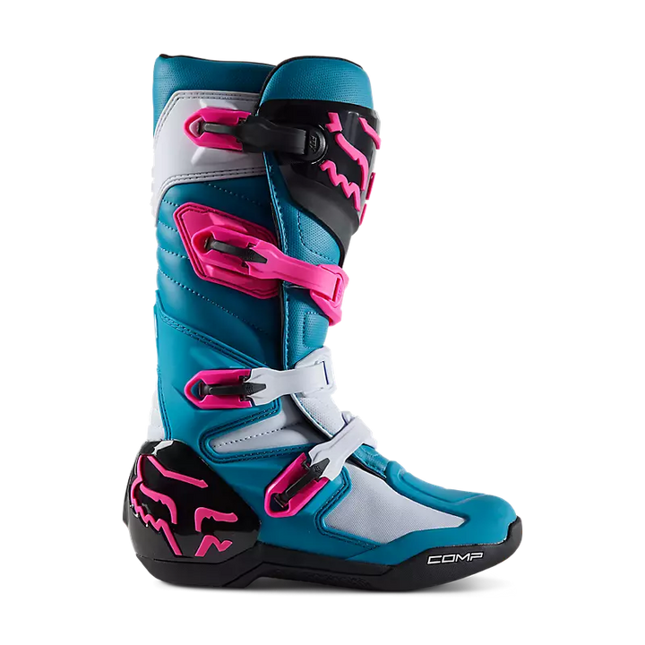 Fox Comp MX Boot Pink Blue