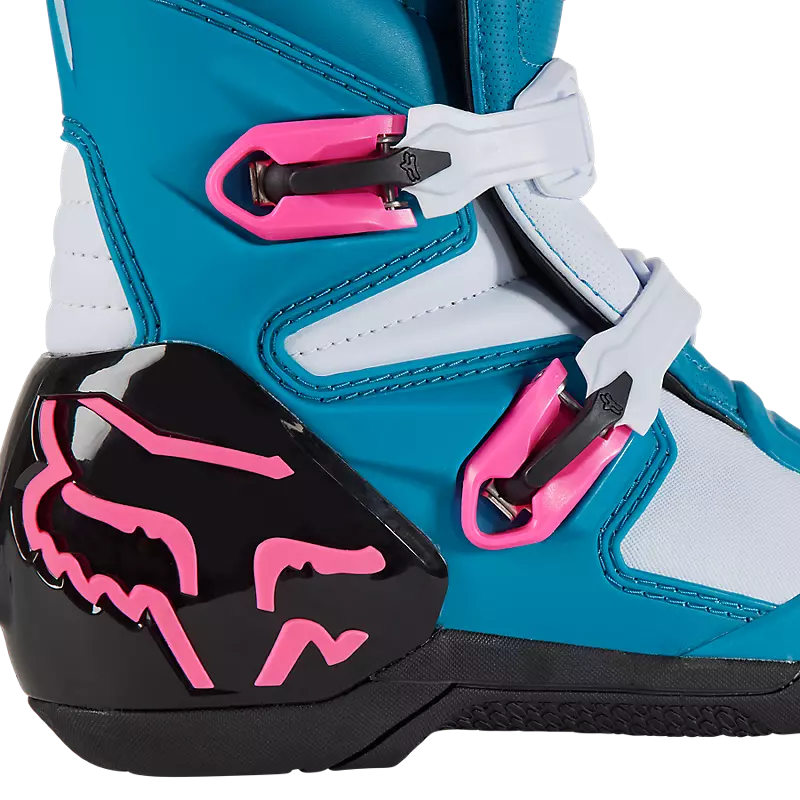 Fox Comp MX Boot Pink Blue