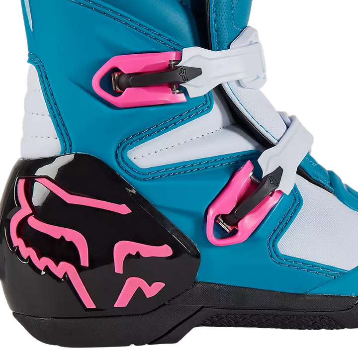 Fox Comp MX Boot Pink Blue