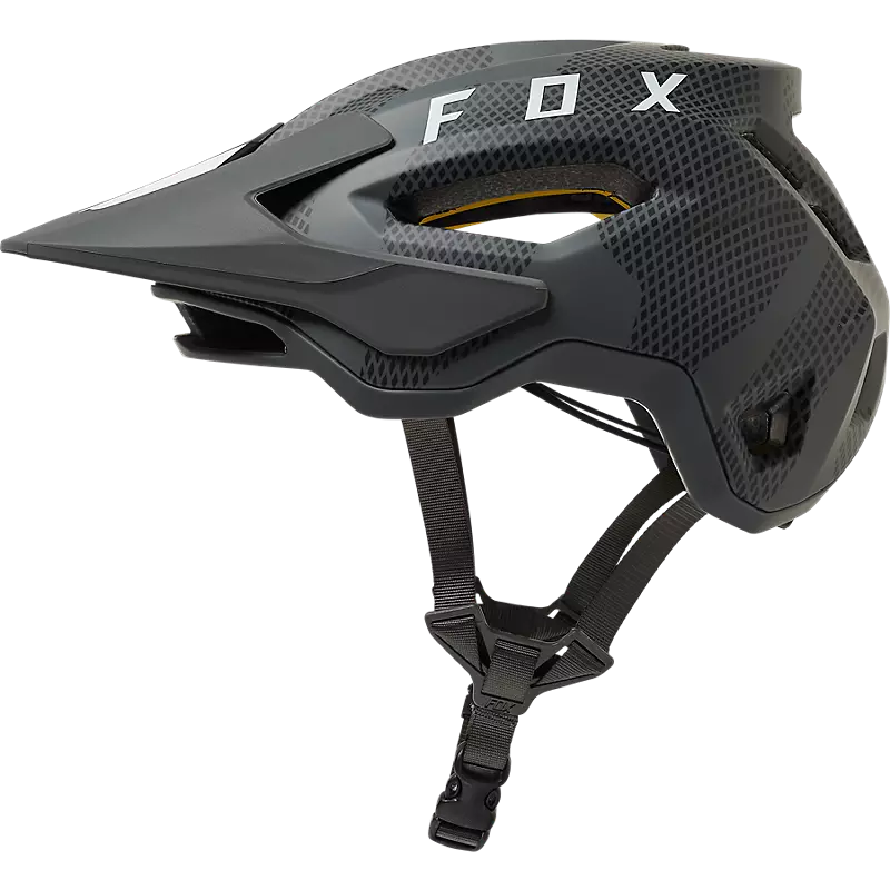 Fox Speedframe Camo MTB Helmet Grey Black