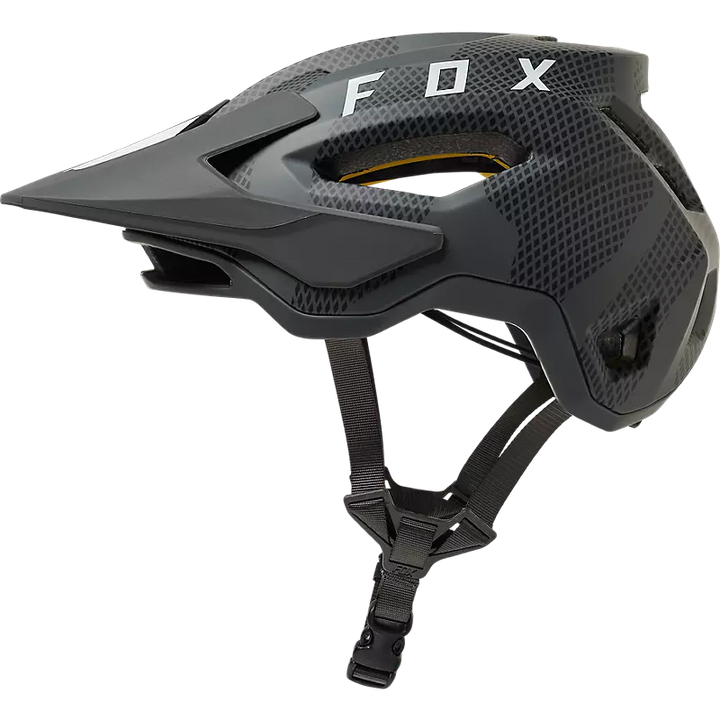 Fox Speedframe Camo MTB Helmet Grey Black