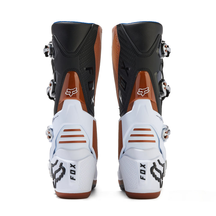 Fox Motion MX Boots Black White