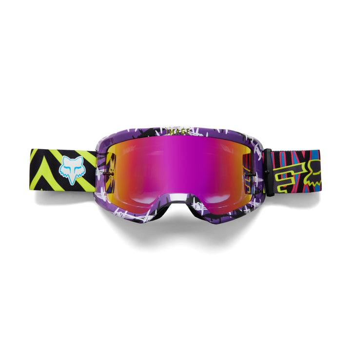 Special Edition Fox Barbed Wire Goggle Purple - Mirror Lens