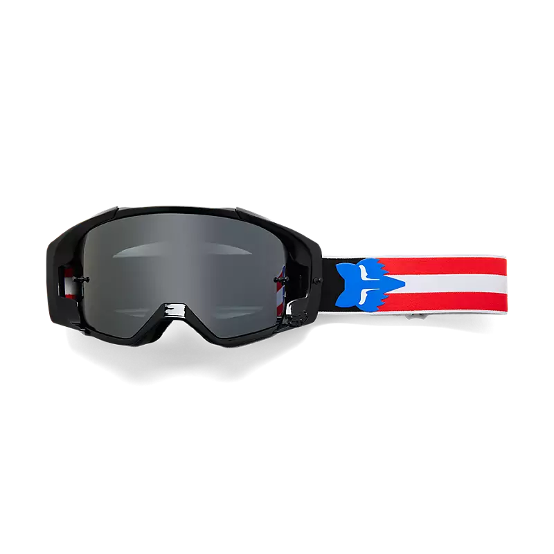 Fox Unity Limited Edition Vue Red White Blue Goggle - Mirror Lens