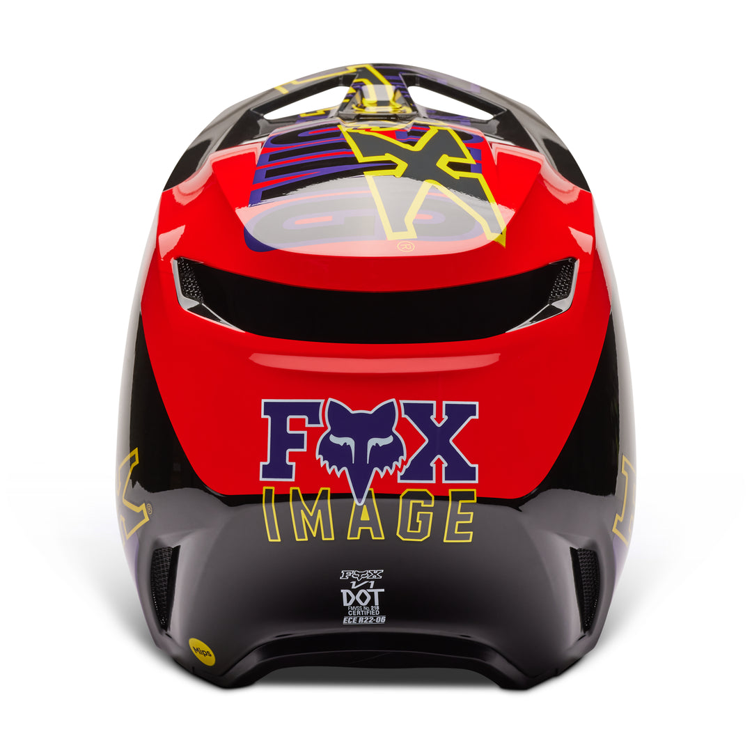 Special Edition FOX Barbed Wire V1 HELMET Black Red