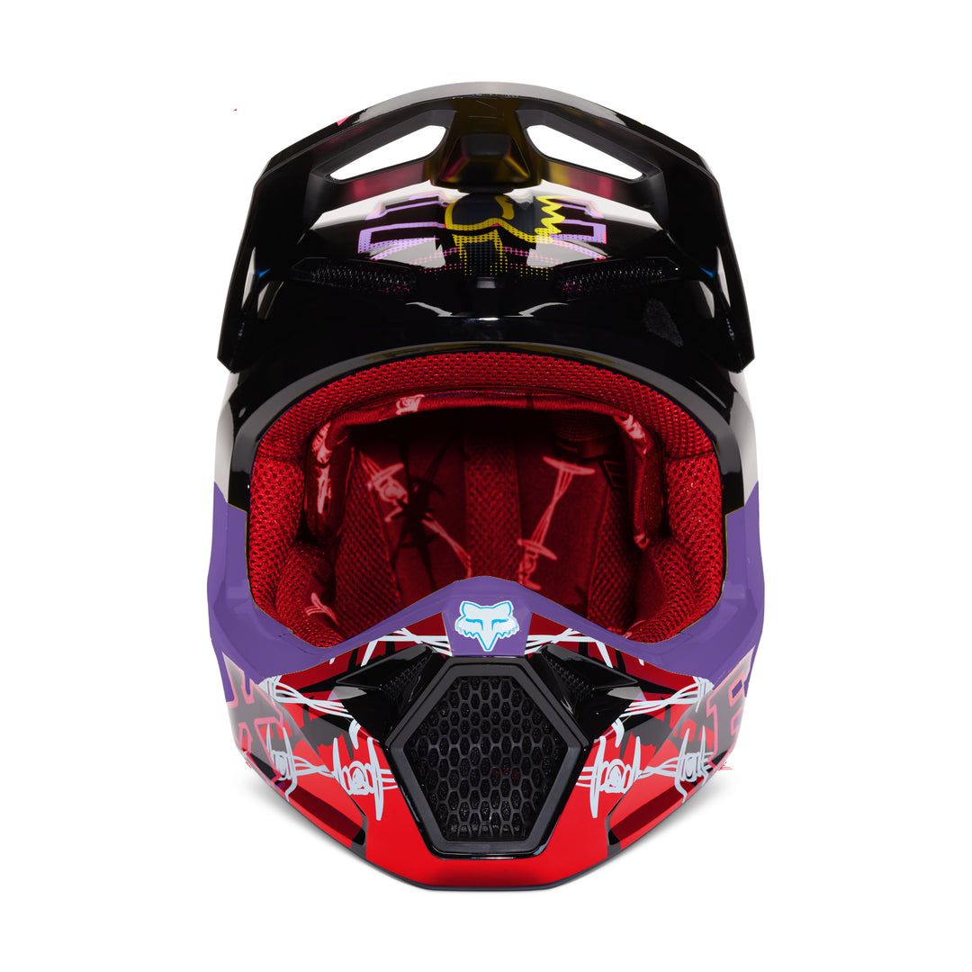 Special Edition FOX Barbed Wire V1 HELMET Black Red