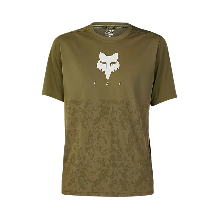 Fox Ranger Tru Dri Short Sleeve MTB Jersey Olive Green