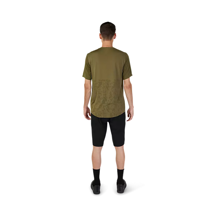 Fox Ranger Tru Dri Short Sleeve MTB Jersey Olive Green