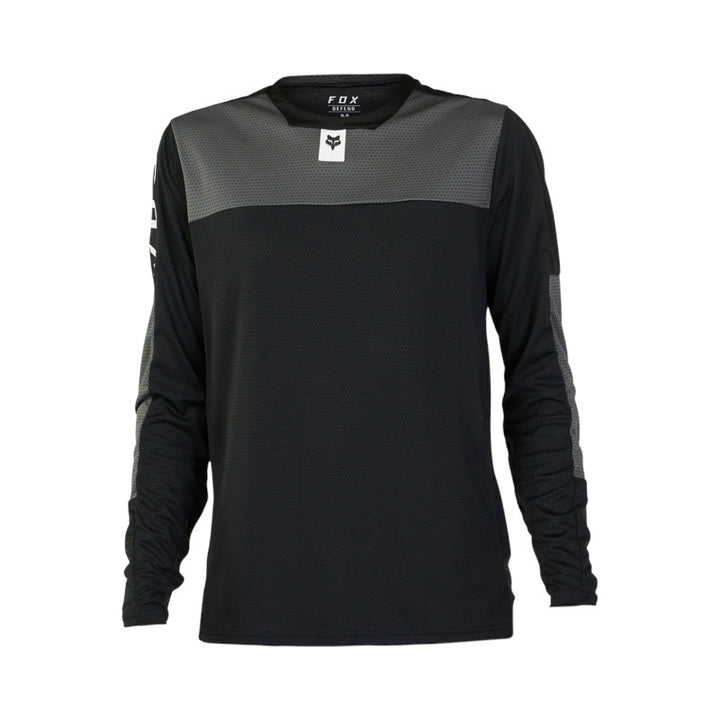 Fox Defend Foxhead Long Sleeve MTB Jersey Black