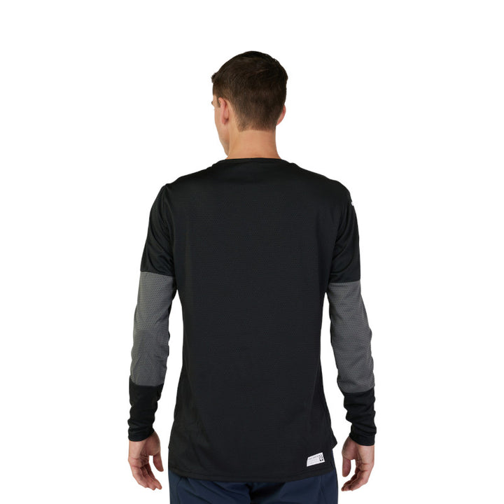 Fox Defend Foxhead Long Sleeve MTB Jersey Black