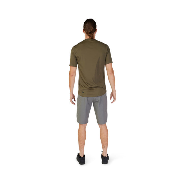 Fox Ranger Lab Head Short Sleeve MTB Jersey Olive Green