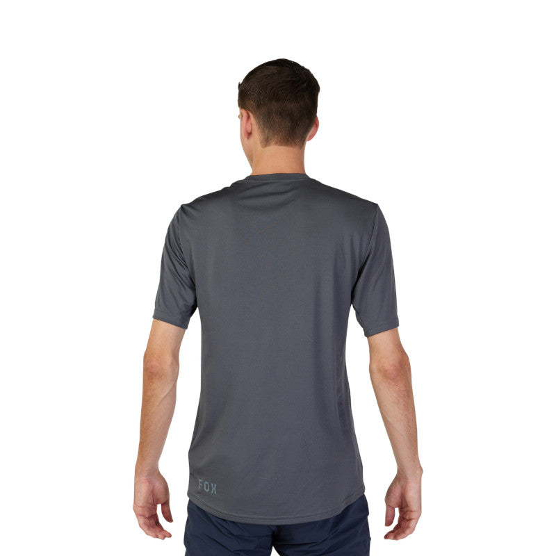 Fox Ranger Lab Head Short Sleeve MTB Jersey Grey