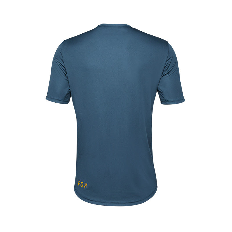 Fox Ranger Lab Head Short Sleeve MTB Jersey Blue