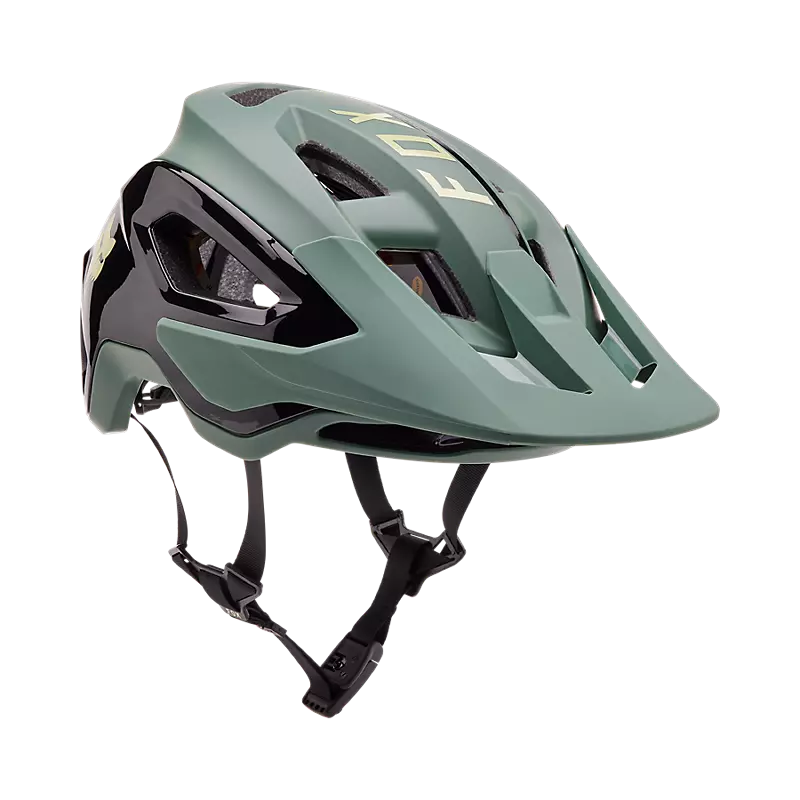 Fox Speedframe Pro Blocked Hunter Green MTB Helmet