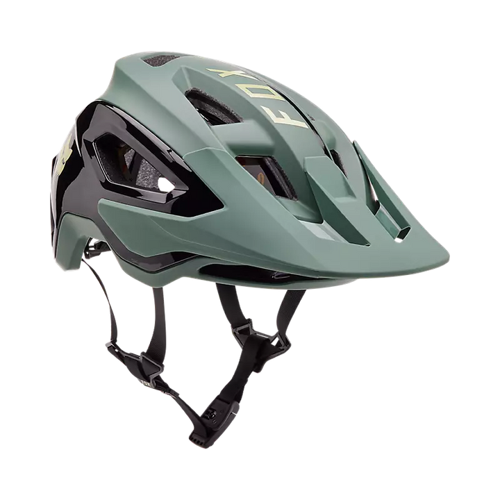 Fox Speedframe Pro Blocked Hunter Green MTB Helmet