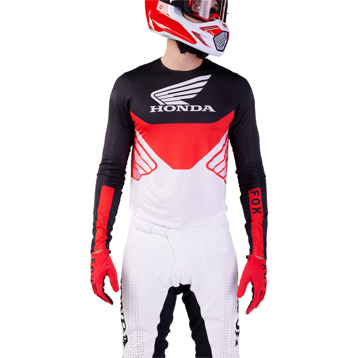 2024 Fox Flexair HONDA Black Red MX Kit Combo