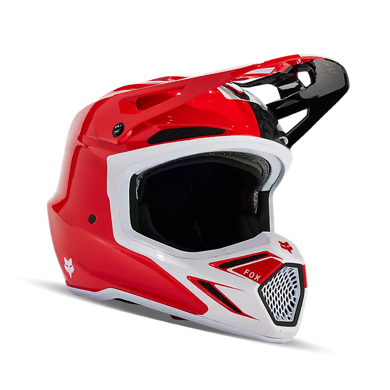 2024 Fox V3 RS Optical Red Motocross Helmet