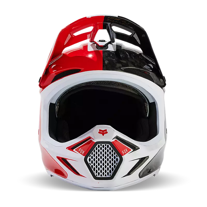 2024 Fox V3 RS Optical Red Motocross Helmet