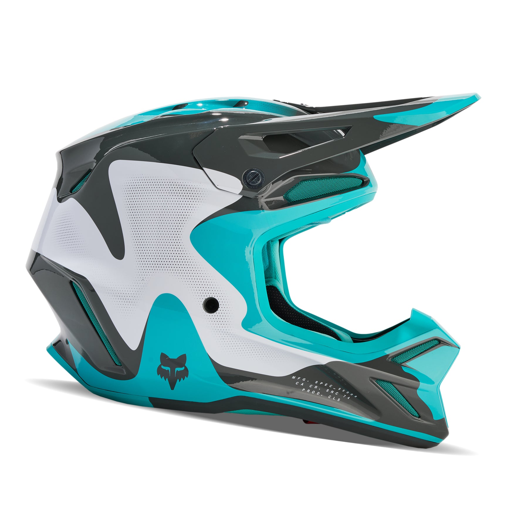 Teal mx helmet on sale