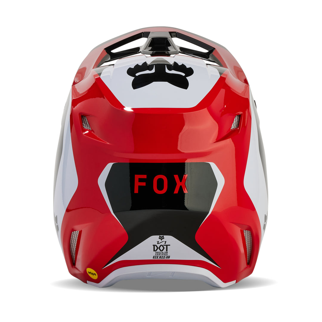 2024 Fox V1 Nitro Red Motocross Helmet