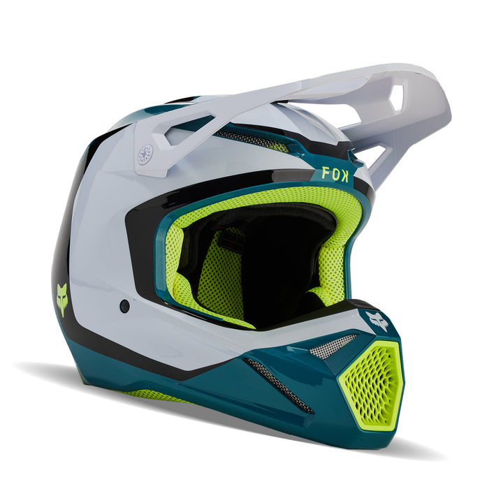 2024 Fox V1 Nitro Maui Blue Motocross Helmet