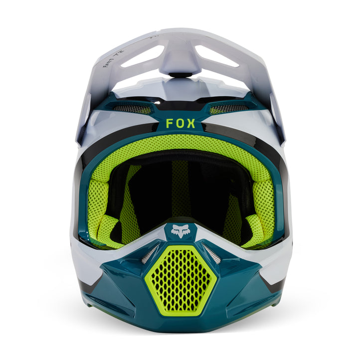 2024 Fox V1 Nitro Maui Blue Motocross Helmet