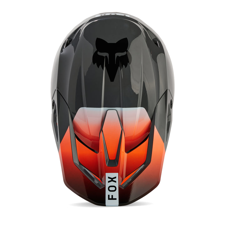 2024 Fox V1 Ballast Grey Red Motocross Helmet