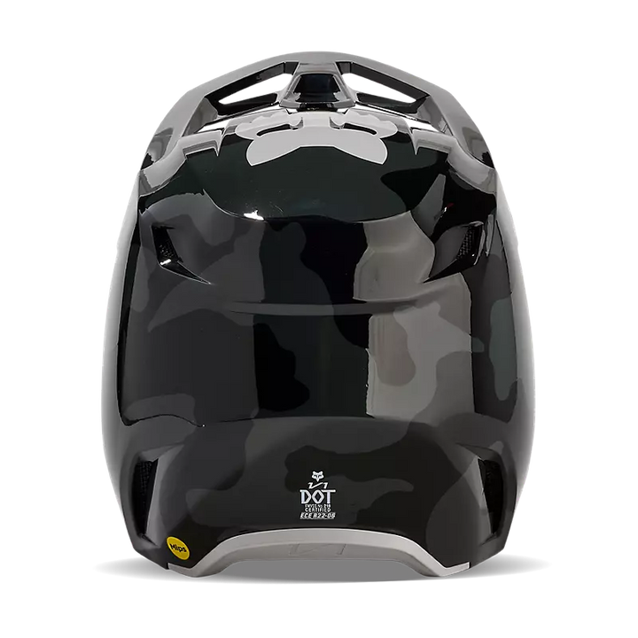 2025 Fox Youth V1 Bnkr Helmet Camo Grey