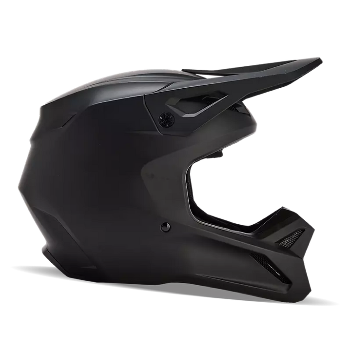 2025 Fox Youth V1 Solid Matte Black Helmet