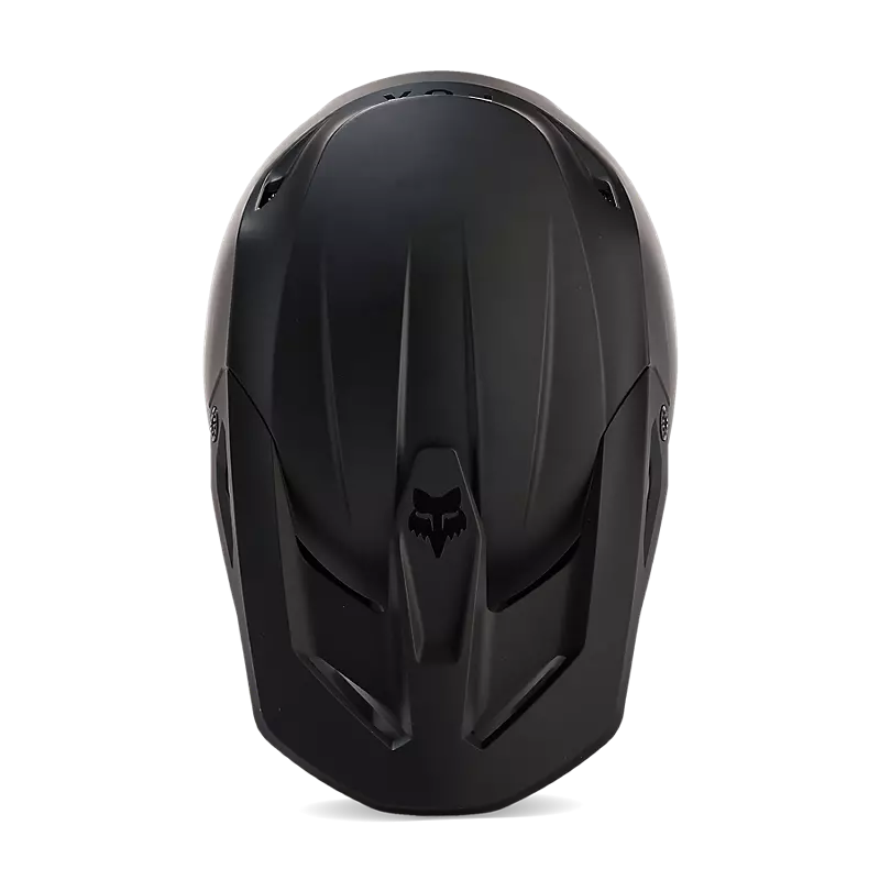 2025 Fox Youth V1 Solid Matte Black Helmet