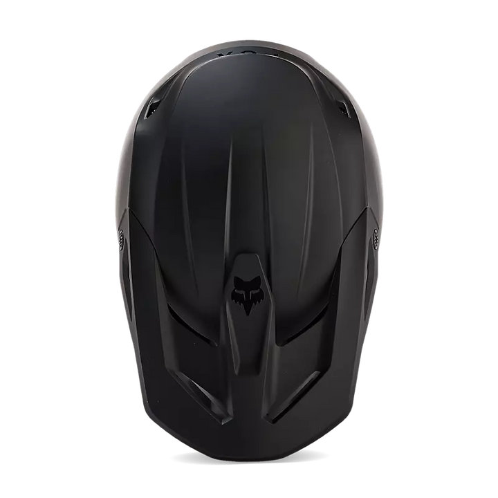 2025 Fox Youth V1 Solid Matte Black Helmet