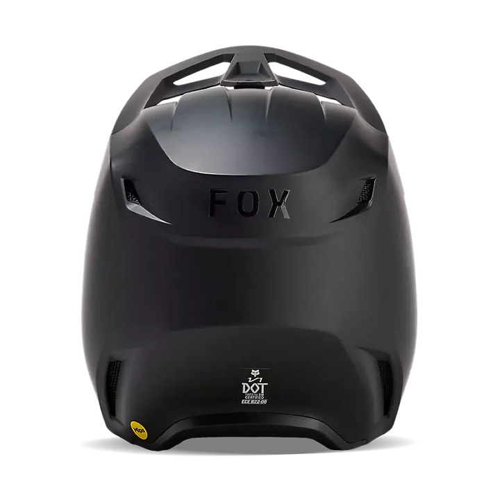 2025 Fox Youth V1 Solid Matte Black Helmet