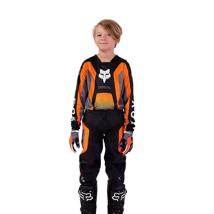 2024 Fox Youth 180 BALLAST Grey Black Orange Kit Combo